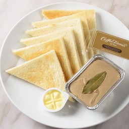 ตับไก่บด และขนมปังปิ้ง