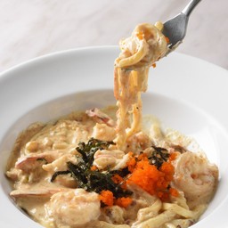 อูด้งครีมซอสกุ้งอิบิโก๊ะ