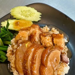 ข้าวหมูย่าง รวม เป็ด