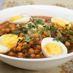 Egg Chana Masala