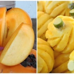 ลูกพลับ+ สับปะรด [เซตกล่อง 2 ช่อง]