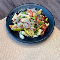 ตำเหลากุ้งสด