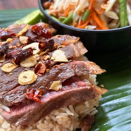 ข้าวผัดมันเนื้อ
