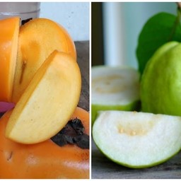 ลูกพลับ+ ฝรั่งกิมจู [เซตกล่อง 2 ช่อง]