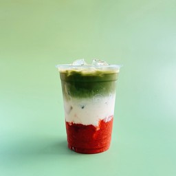 Strawberry Matcha Latte