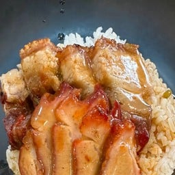 ข้าวหมูแดง รวม หมูย่าง