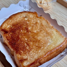 Grilled Bread With Butter And Sugar + Sweetened Condensed Milk
