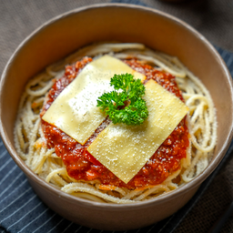 พาสต้าเนื้อสับชีส(เนื้อวากิว)