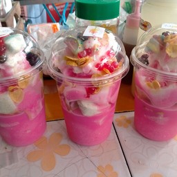 ปังเย็นนมชมพู