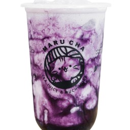 นมสดบลูเบอร์รี่ปั่น