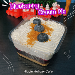 บลูเบอร์รี่ ครีม พาย (Blueberry Cream Pie)