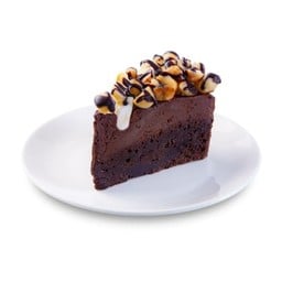(L) Maccadamia midnight brownie