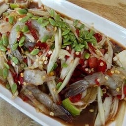 ตำกุ้งสด (เม็ดกระถิน)