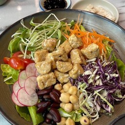 Vegan Tempeh Grains Salad