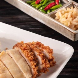 ไก่ผสมล้วน(กับข้าว)(พิเศษ)