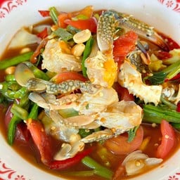 ตำผักปูม้า