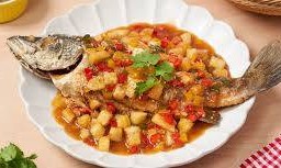 ปลากระพงทอดสามรส