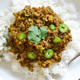 Keema masala with Rice