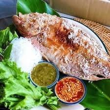 ปลาทับทิมเผา