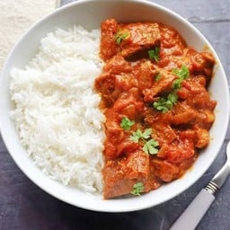 Beef curry with Rice
