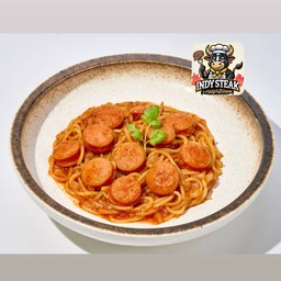 สปาเก็ตตี้ผัดไส้กรอก