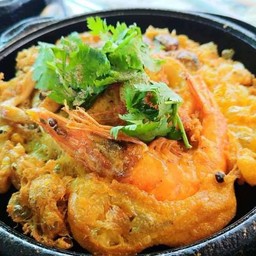 หอยทอดกระทะร้อน เมืองย่า ตลาดเคหะบ้านโพธิ์