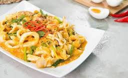 หมึกผัดไข่เค็ม