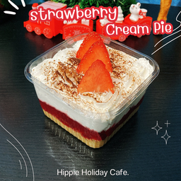 สตอเบอร์รี่ ครีม พาย (Strawberry Cream Pie)