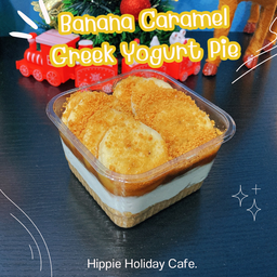 บานาน่า คาราเมล กรีกโยเกิร์ต พาย