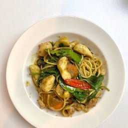 สปาเก็ตตี้แกงเขียวหวาน