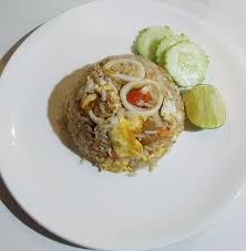 ข้าวผัดหมึก