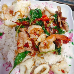 ข้าวกระเพราะทะเล