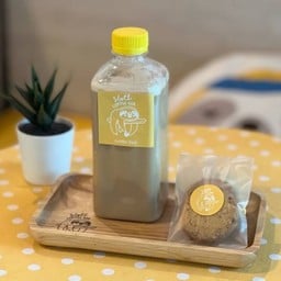 Set Jumbo: Iced Cream Latte / Latte + Oat Cookie