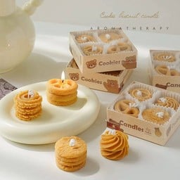 เทียนรูปคุกกี้ (กล่อง4)