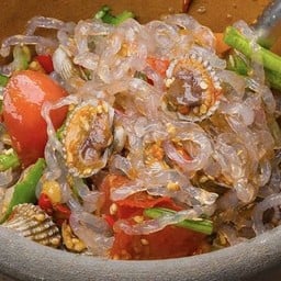 ตำเส้นแก้วหอยแครง