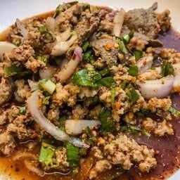 ลาบหมูสับ + ตับ delivery