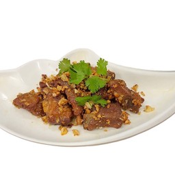 ซี่โครงหมูทอดกระเทียม