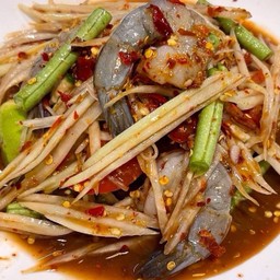 ส้มตำกุ้งสด Delivery