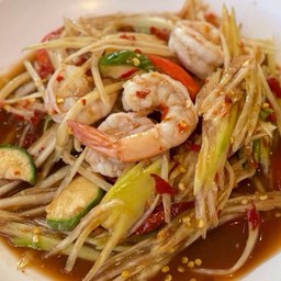 ส้มตำกุ้งสุก Delivery
