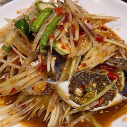 ส้มตำปูม้าสด delivery