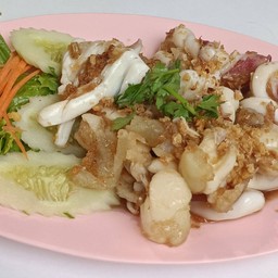 หมึกไข่ (ทอดกระเทียม)