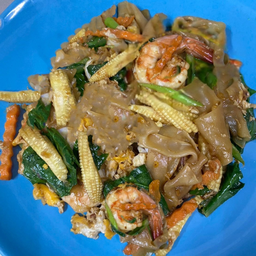 ผัดซีอิ๋วกุ้ง