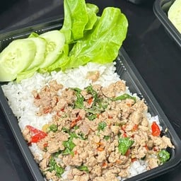 ข้าวกะเพราหมูสับ