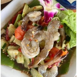 ตำแตงกุ้งสด