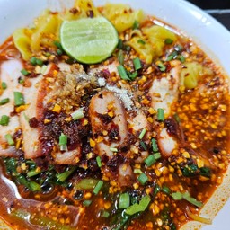 บะหมี่เกี๊ยวต้มยำธรรมดา(ระบุบเส้นได้)