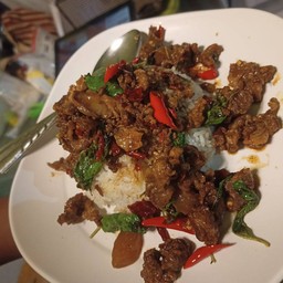 กระเพราเนื้อเปื่อย