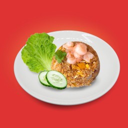 ข้าวผัดกุ้งสด