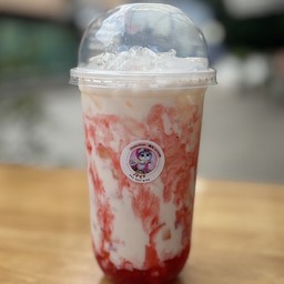 นมสดสตอเบอรี่