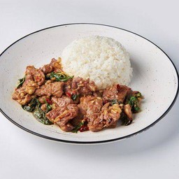 L5 กะเพรา เนื้อริบอาย