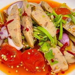 ยำหมูยอไข่แดงเค็ม delivery